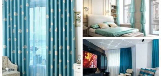 As cortinas azuis renovam qualquer ambiente
