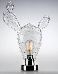 Outro modelo de luminária de cacto transparente
