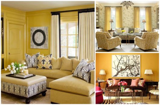 Use o bom senso para não errar na decoração das salas amarelas