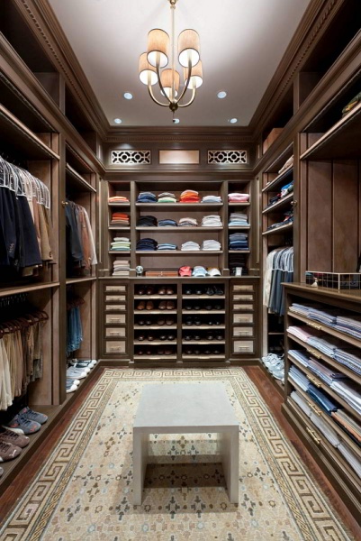 closet luxuoso masculino