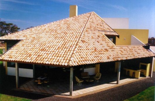telhado mesclado