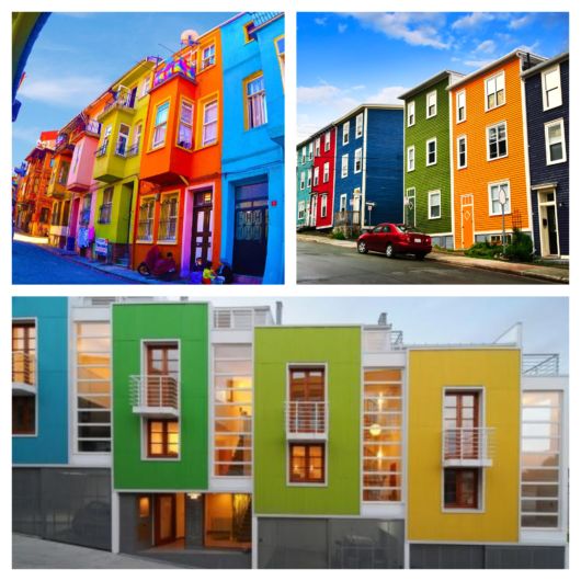 Lindas casas coloridas que encantam e inspiram!