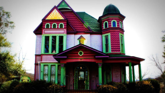 casas coloridas antigas