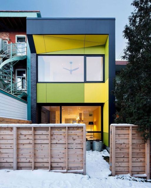 casas coloridas modernas
