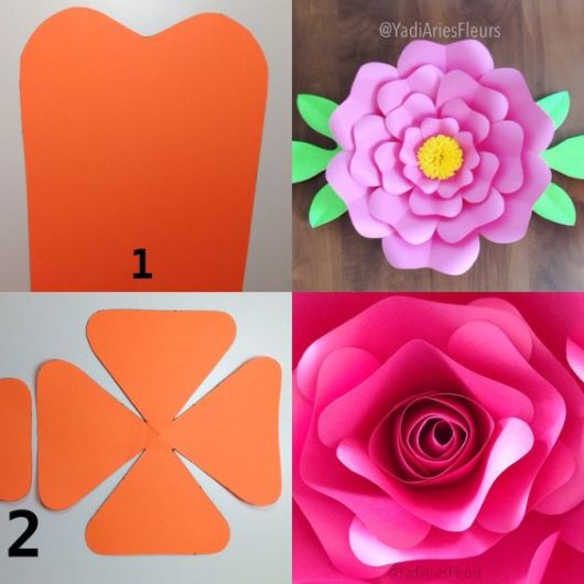 Rosas de papel – 65 modelos belíssimos + passo a passo fácil!