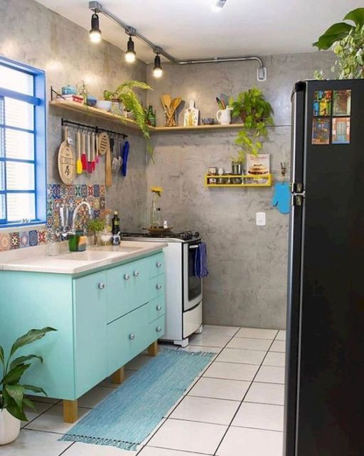 cozinha simples decorada