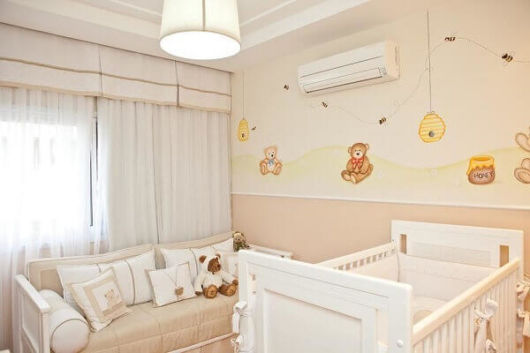 Papel de parede para quarto de bebê masculino