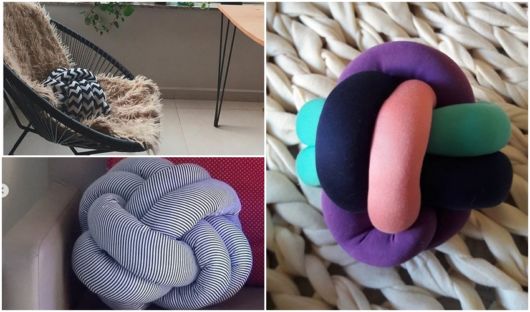 modelos de almofadas coloridas