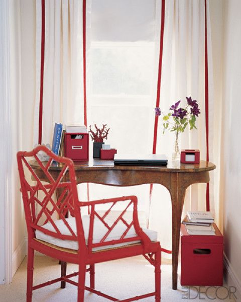 cadeira vermelha para escritório