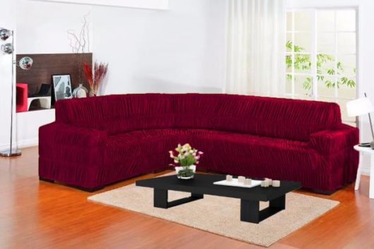 decoração com sofá de 8 lugares