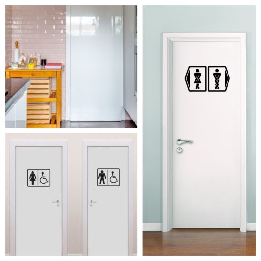 Porta para banheiro – Qual escolher? + 60 modelos ideais para o lar!