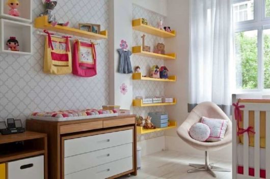 Organização de quarto de bebê