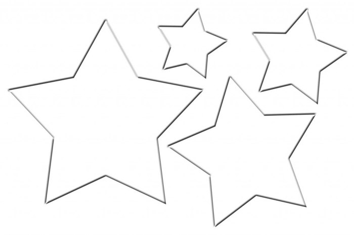Molde de estrela – Os 45 modelos mais lindos para imprimir grátis!