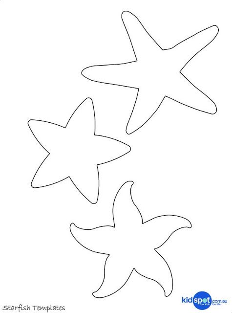 moldes para estrela-do-mar