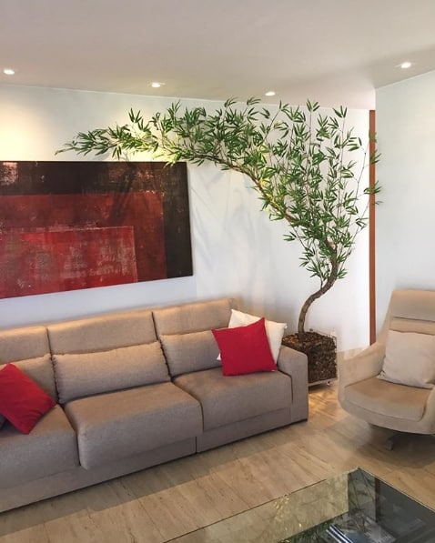 decoração com bambu de mentira