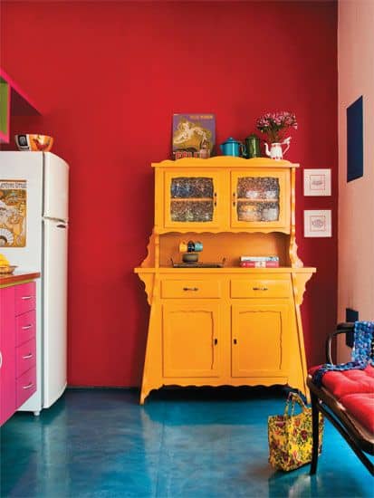 decoração colorida para cozinha
