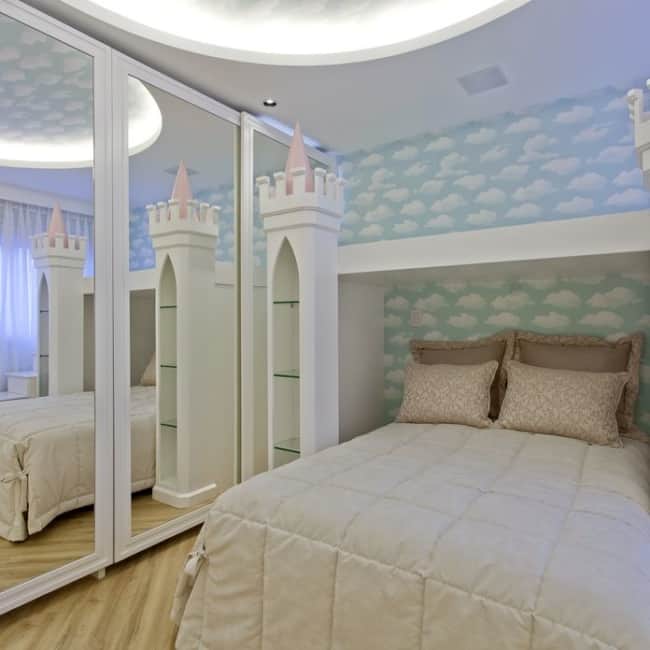 quarto com decoração de princesa