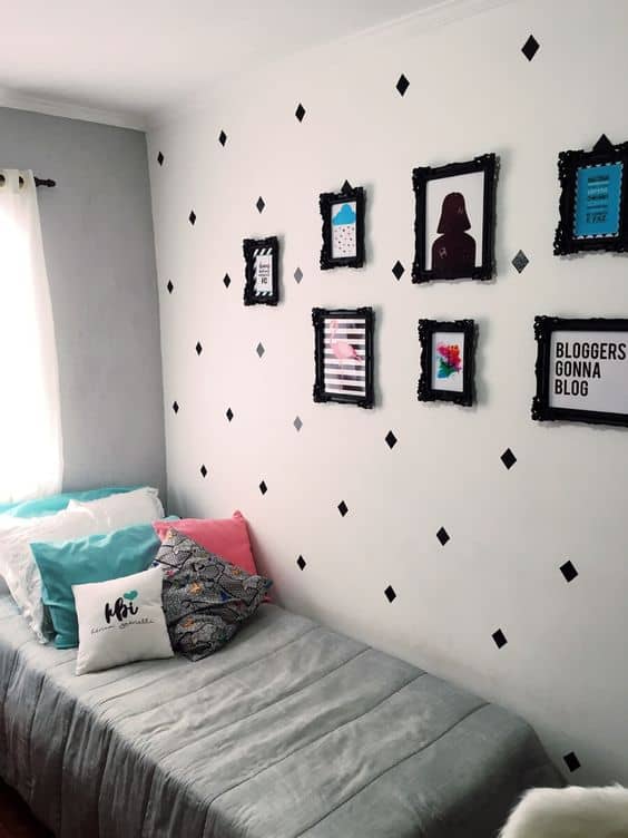 decoração simples e barata quarto