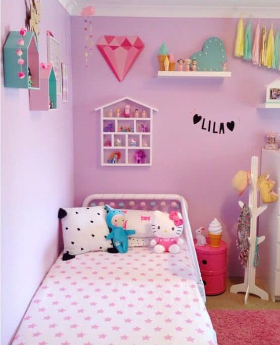 quarto infantil lilás