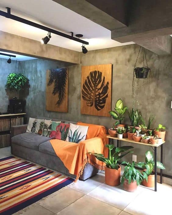 ideias de como usar plantas na decoração