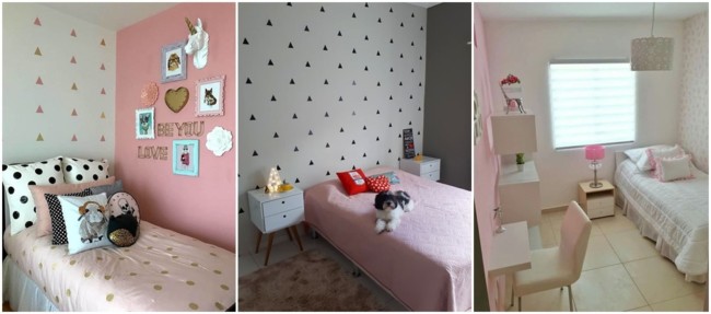 quarto de menina com decoração simples