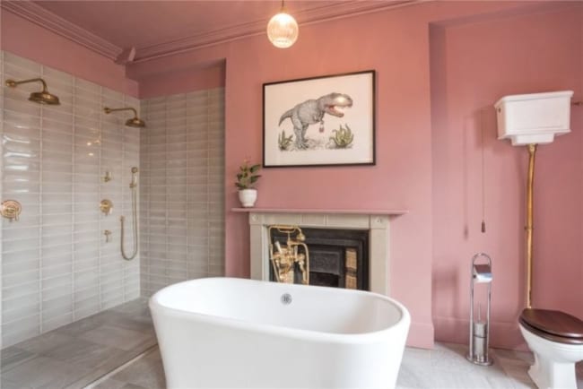 cores para banheiro feminino rosa