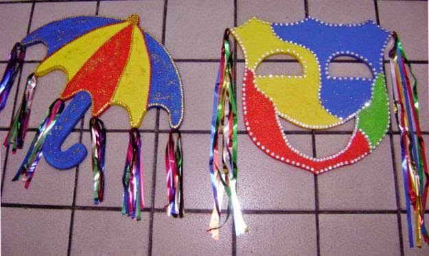 decoração colorida para carnaval
