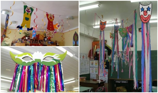 decoração de carnaval para sala de aula de escola