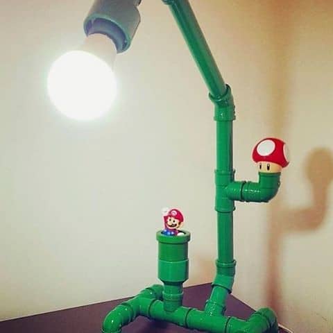 Luminária do Mario bros verde