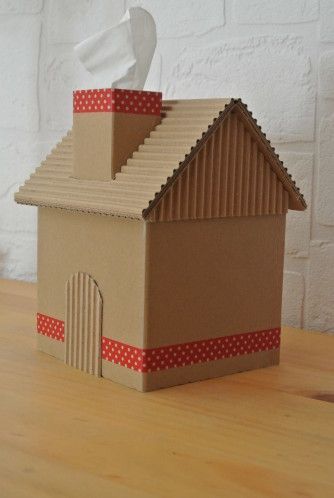 casinha de papelão para maquete