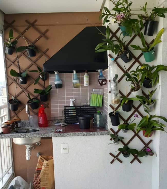 mini orquidário para sacada de apartamento