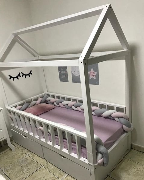 cama casinha com gavetas