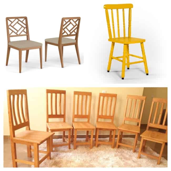 Cadeiras de Madeira