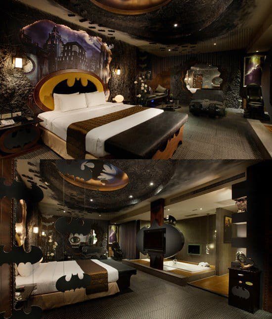 Decoração do Batman para quarto geek nerde