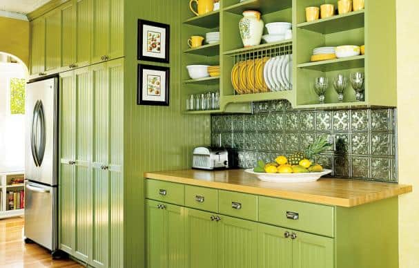 cozinha verde classica oliva