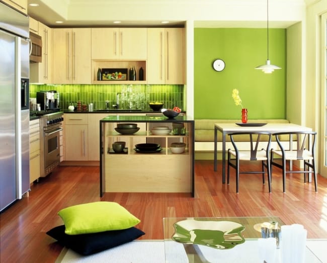 Greenery na decoração da cozinha