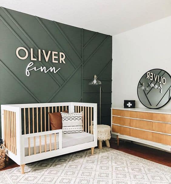 quarto infantil com berço mini cama