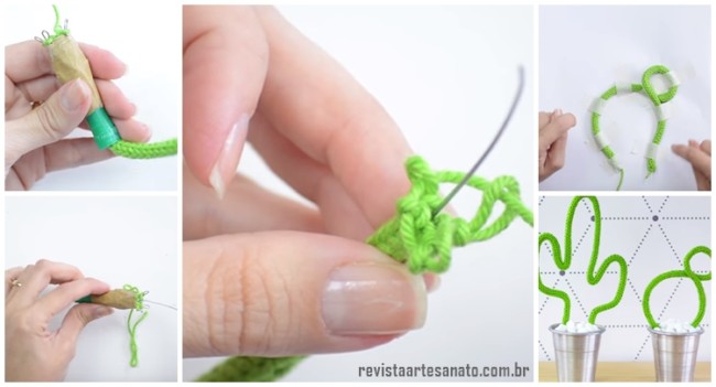 tutorial passo a passo para fazer tricotin