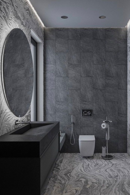 Granito São Gabriel em banheiros luxuosos