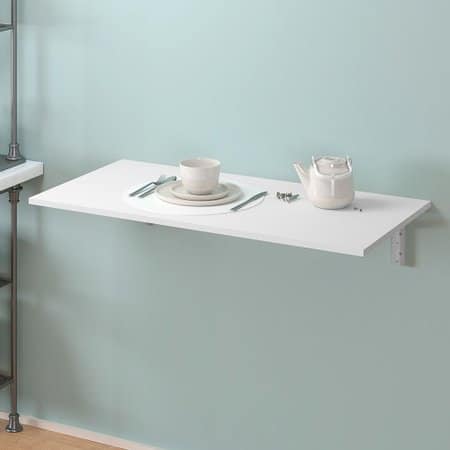 Mesa dobrável de parede para cozinha simples