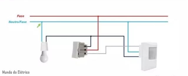 como fazer instalação de sensor de presença