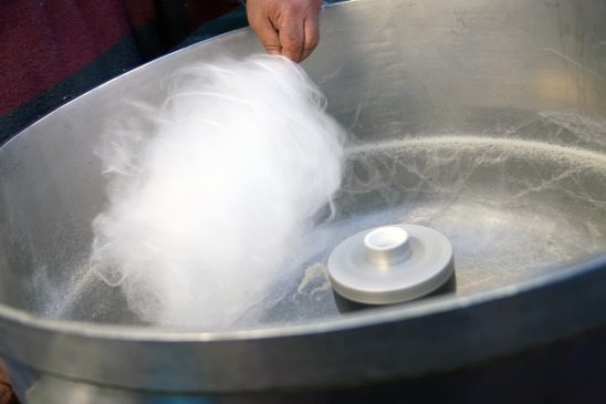 como fazer algodao doce no pote