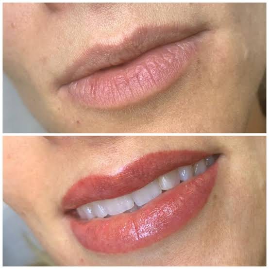 cor natural para pigmentar labios