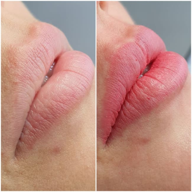 labios com micropigmentacao natural