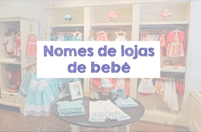 nomes de lojas de bebe