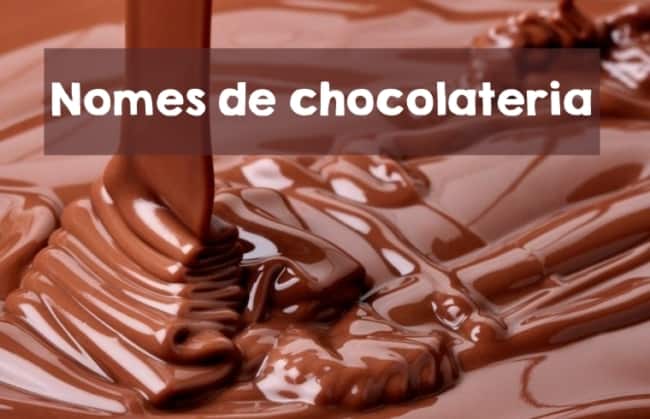 nomes de chocolateria