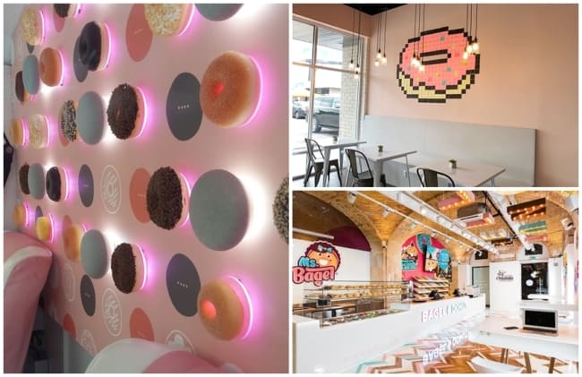 loja de donuts moderna
