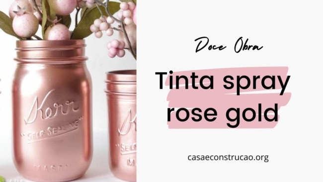 Tinta spray rose gold 26