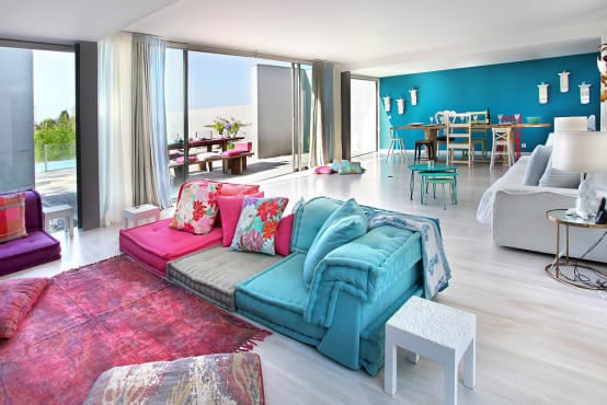 fotos de salas de estar mediterraneo por rosa pura home store
