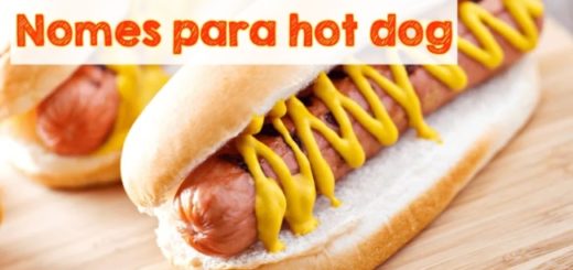 nomes para hot dog